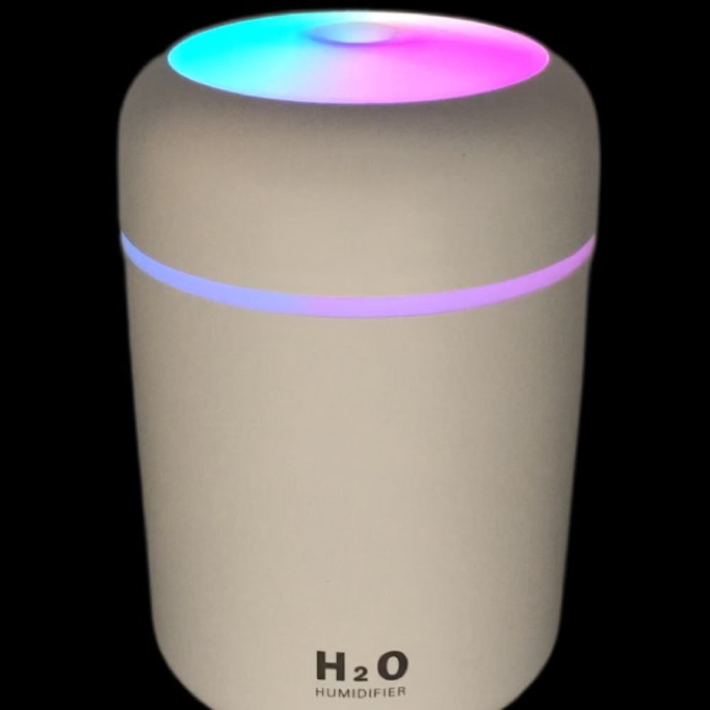 USB Colorful Humidifier Personal Desktop Tabletop H20 Humidifier - Picture 3 of 6
